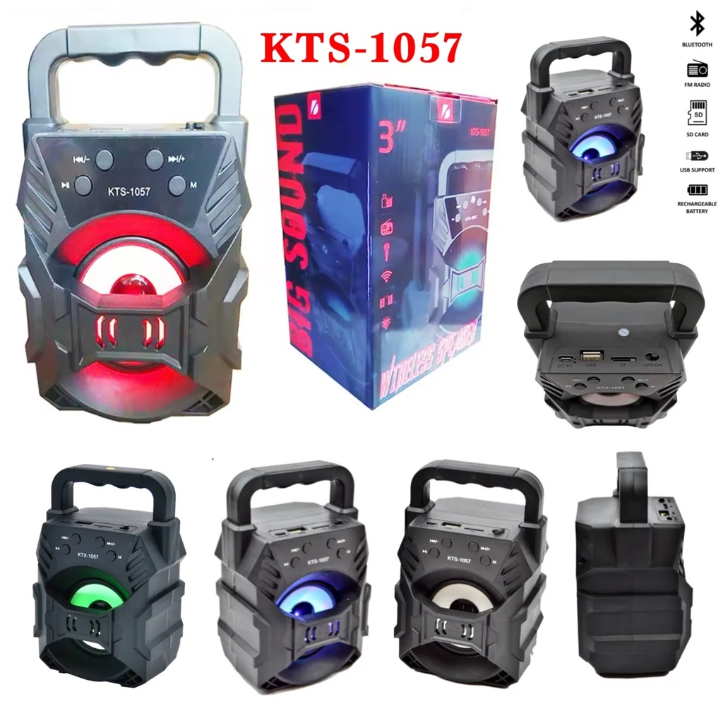 Jual Speaker Bluetooth KTS-1057 Portable wireless kts1057 | Shopee ...