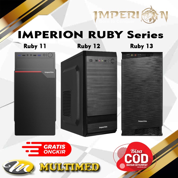 Jual Casing PC Imperion Ruby Series Lengkap Dengan PSU 500 Watt ...