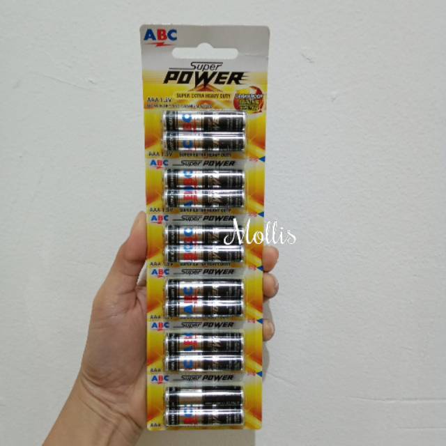 Jual Baterai Battery Batere Abc Super Power Aaa Isi Pcs Ms