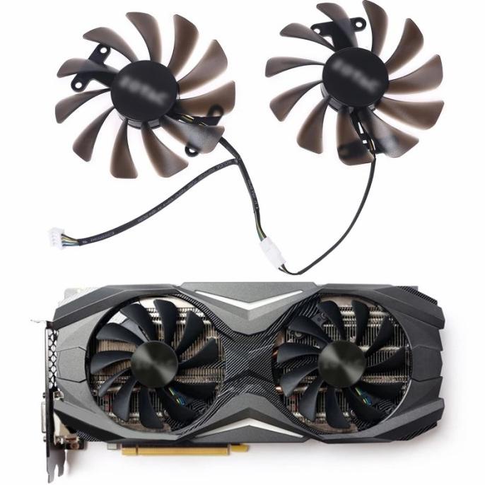 Jual Fan Vga ZOTAC AMP 95mm 4pin Universal gtx 1070 1080 / amp 1 set ...