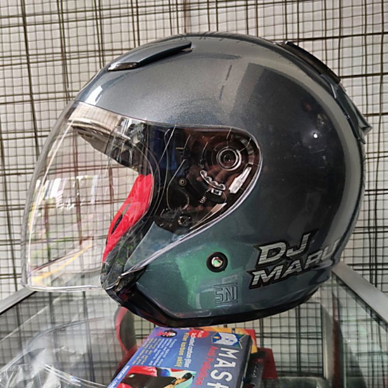 Jual kaca helm ink Centro / Kaca Kyt Dj Maru Silver plus RACHET ...