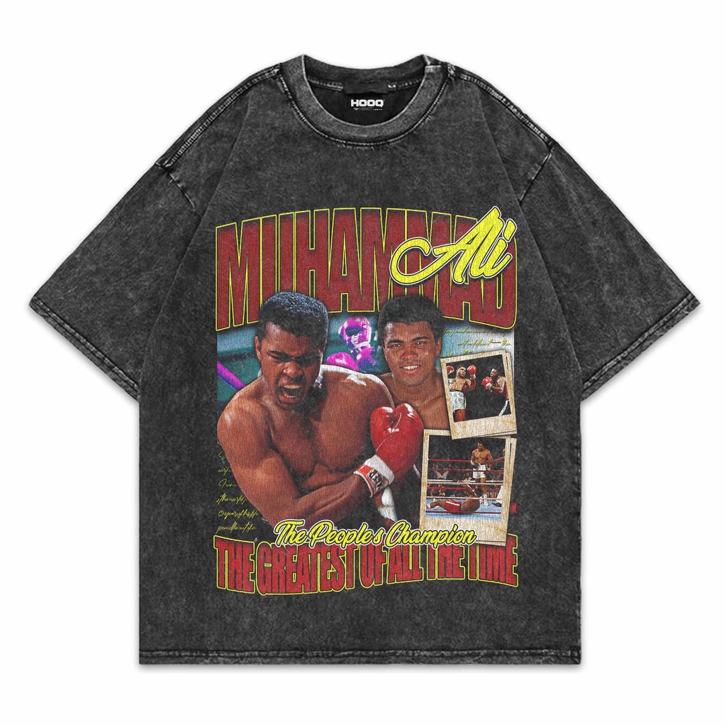 Jual Kaos MUHAMMAD ALI Oversize Model Washed Stone Wash / MUHAMMAD ALI ...