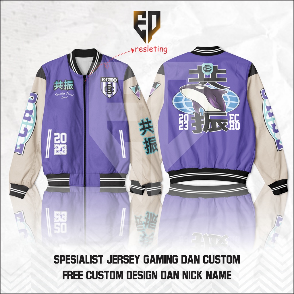 Jual Jaket Varsity Echo Esport M4 World Championship Terbaru Shopee