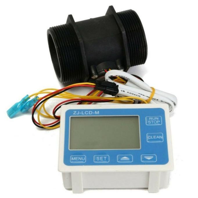 Jual Flow Sensor 2 inch Water Flow Sensor With LCD DisplayControl ...