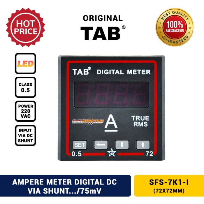 Jual Ampere Meter Digital Dc X Via Shunt Mv Tab Kualitas Pilihan Shopee Indonesia