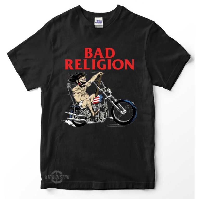 Jual kaos BAD RELIGION AMERICAN JESUS Premium tshirt bad religion kaos band punk rock Blackflag