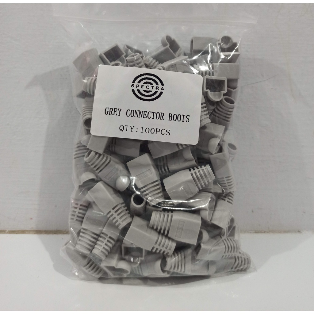 Jual Spectra Plug Boots Kondom Connector Konektor RJ45 - 100 pcs ...