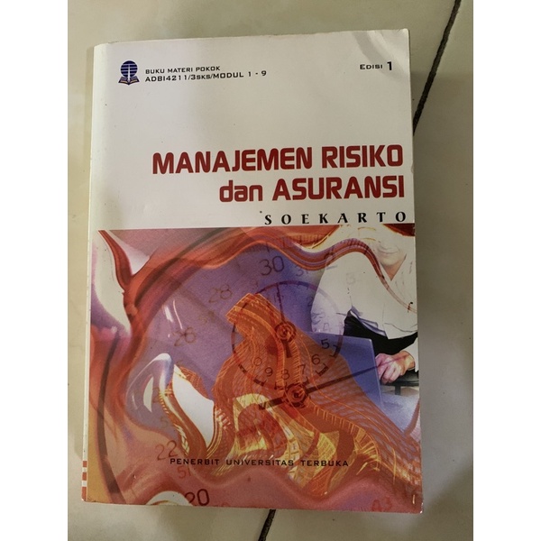 Jual Manajemen Risiko Dan Asuransi (Buku Materi Pokok UT) | Shopee ...