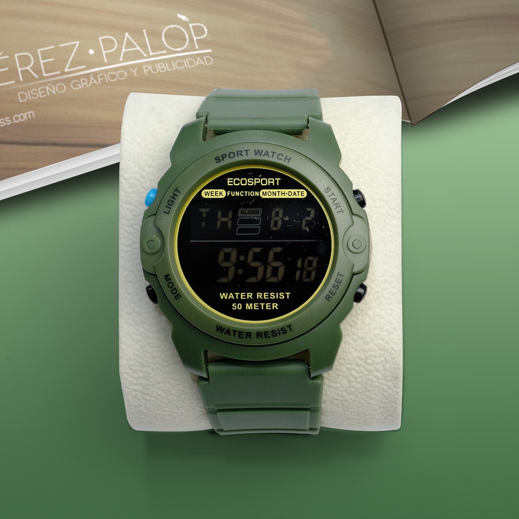 Jual Jam Tangan Pria Sporty Ecosport Rubber Shopee Indonesia