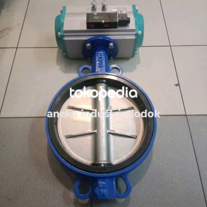 Jual Pneumatic Double Acting Actuator Butterfly Valve Ukuran 10 Inch ...