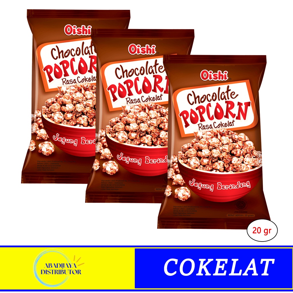Jual Oishi Popcorn Cokelat Snack Jagung Brondong Rasa Coklat | Shopee ...