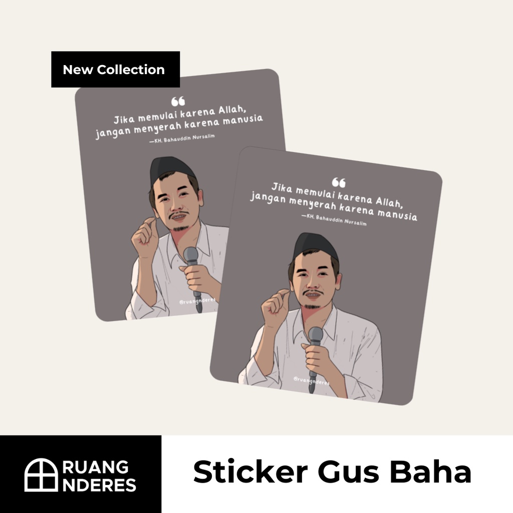 Jual Sticker Quote Gus Baha | Shopee Indonesia