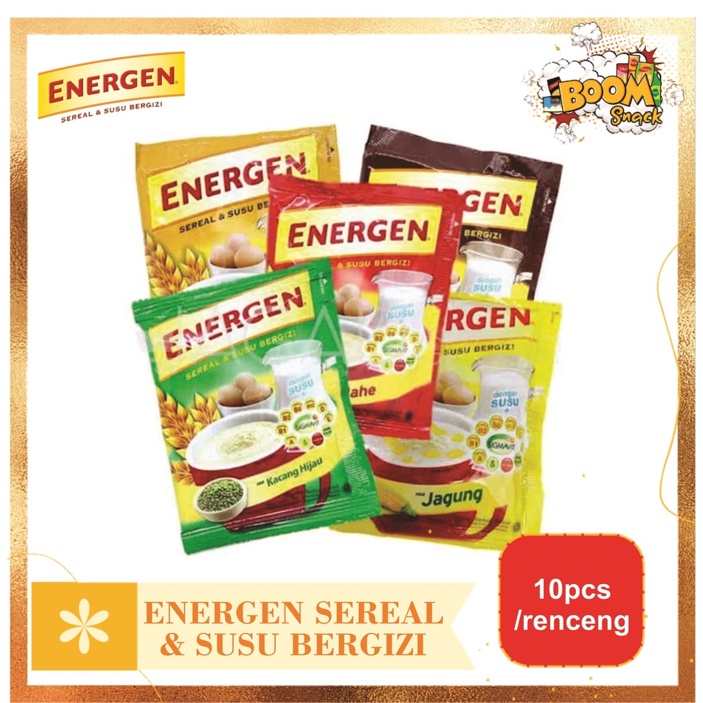 Jual RCG - Energen Sereal & Susu Bergizi Sachet isi 10pcs | Shopee ...