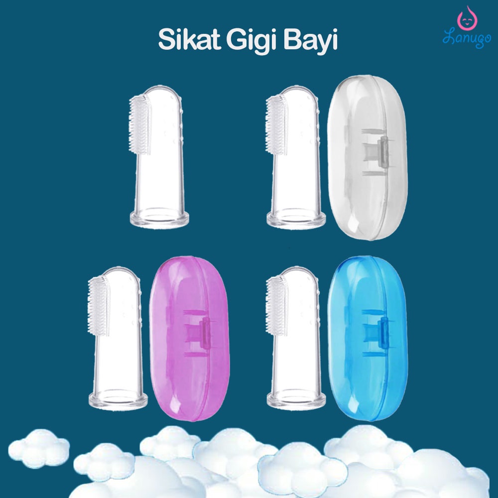 Jual Sikat Gigi Bayi SilikonSikat Gigi Jari Bayi / Finger Toothbrush