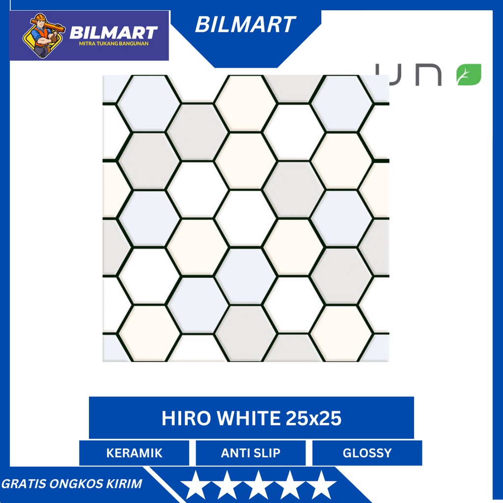 Jual Keramik Lantai Keramik Dinding Hiro White G F Uno 25 X 25