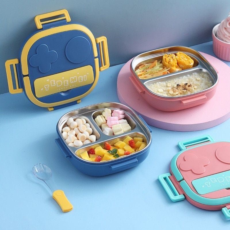Jual Lunch box anak anti tumpah Kotak makan anak stainlees kids lunch