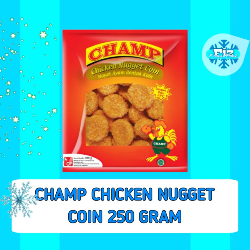 Jual Champ Chicken Nugget Coin Gram Shopee Indonesia