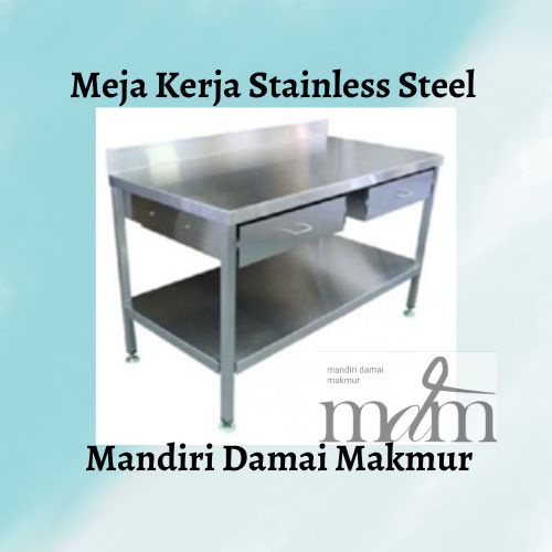 Jual Meja Kerja Stainless Steel 304 1000 Meja Laboratorium Murah Meja