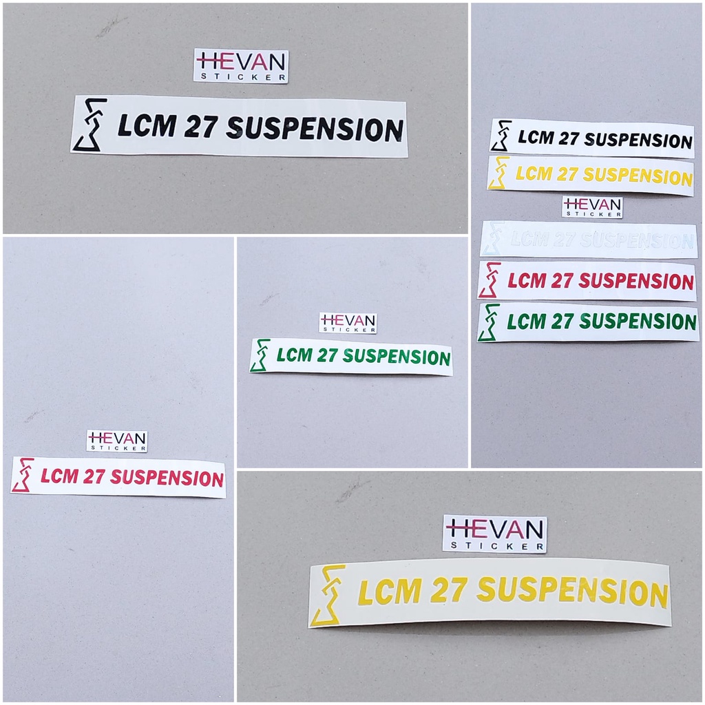 Jual Sticker Shock Depan LCM 27 Suspension Cutting Stiker Motor ...