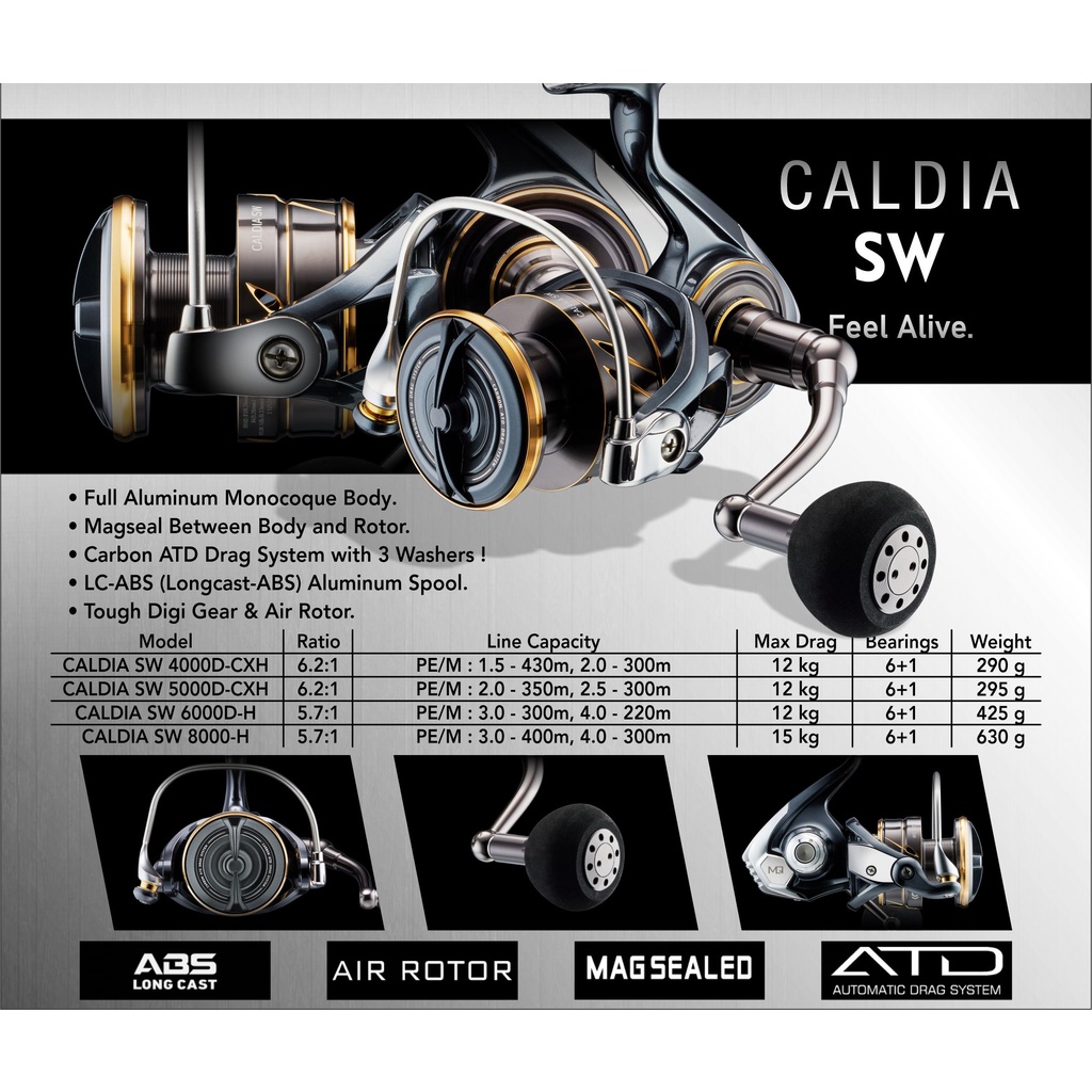 Jual Daiwa Caldia SW 2022 | Shopee Indonesia