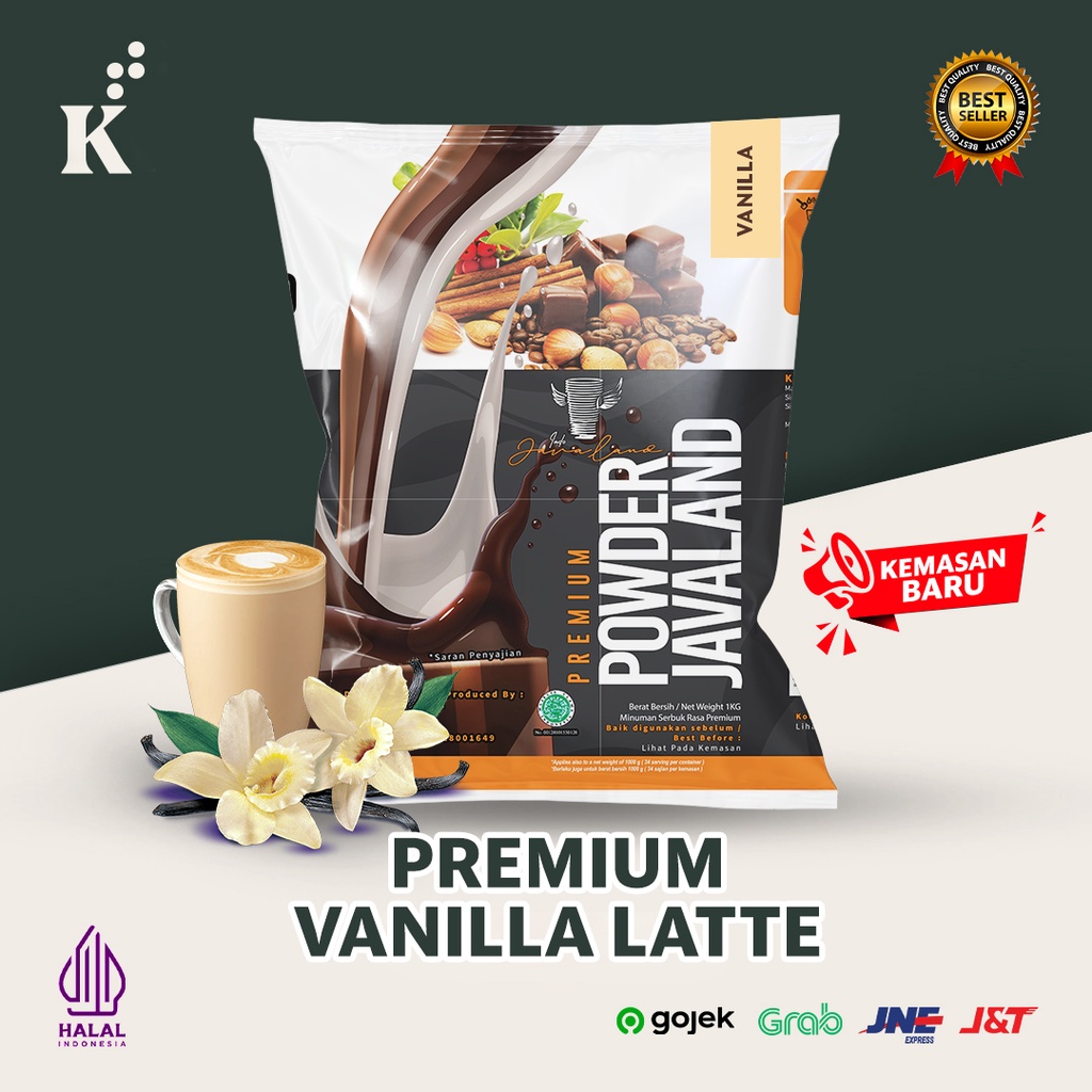 Jual Bubuk Minuman Premium Vanilla Latte Javaland Grande Kg Shopee Indonesia