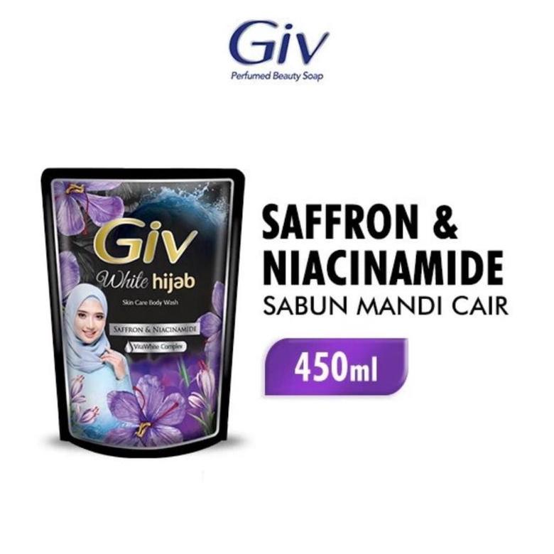 Jual Produk Giv White Hijab Sabun Mandi Cair Saffron Niacinamide Ml Shopee Indonesia