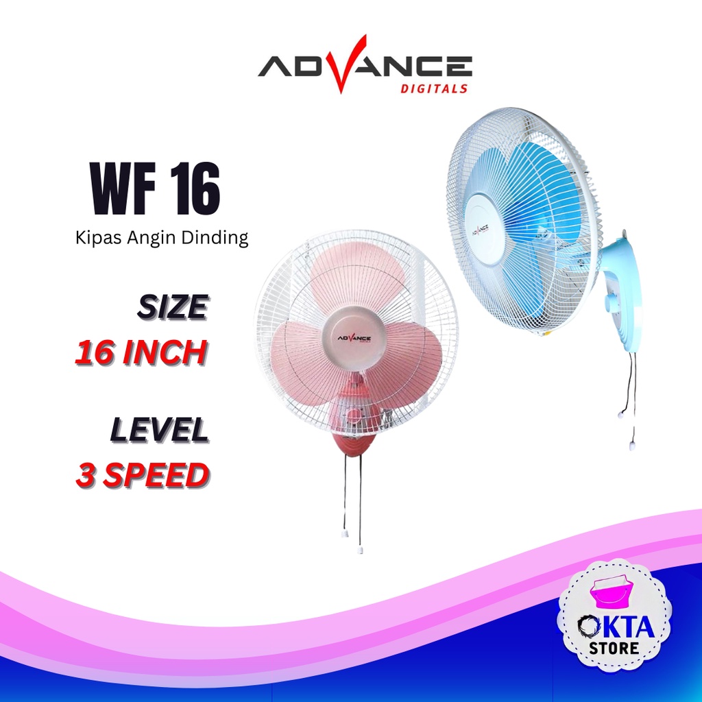 Jual Kipas Angin Dinding Advance Wf 16 Shopee Indonesia