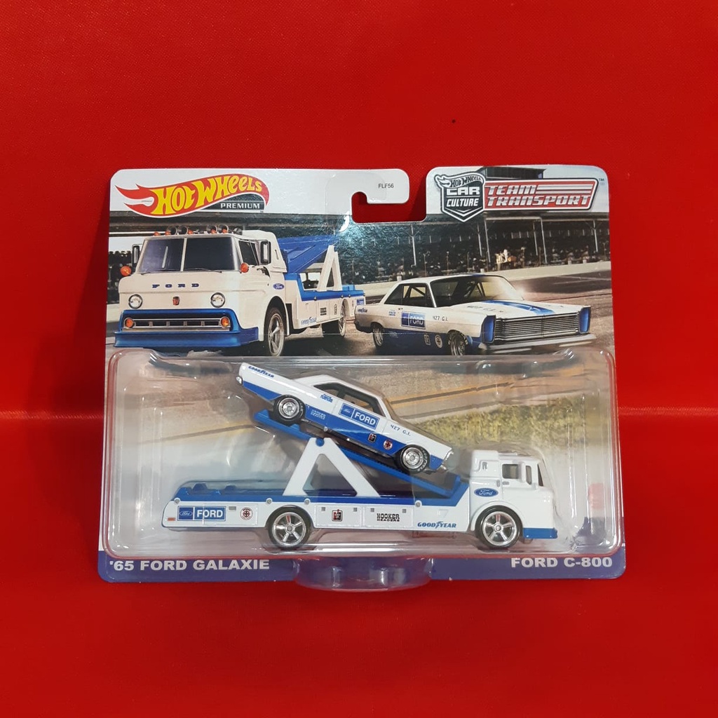 Jual Hot Wheels Premium Ford Galaxie Ford C Team Transport Car Culture Shopee Indonesia