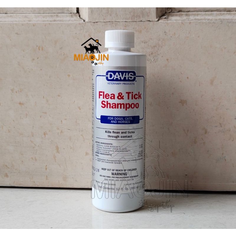 Davis flea and tick shampoo sale