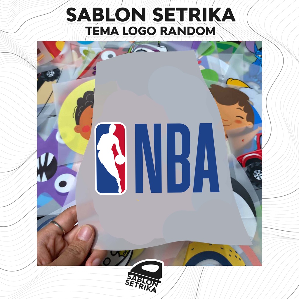 Jual SABLON SETRIKA SABLON DTF PRINTING TEMA LOGO RANDOM | Shopee Indonesia
