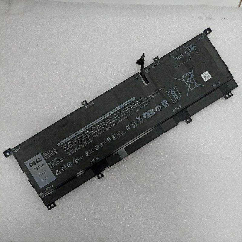 Batteria Per Laptop 8N0T7 Compatibile Con Dell XPS 15 9575 E Precision 5530 2-in-1 - 11.4V 75Wh 6-Cell, Sostituta Per 08N0T7 TMFYT, Alta Qualità Con Certificazioni CE/FCC/RoHS