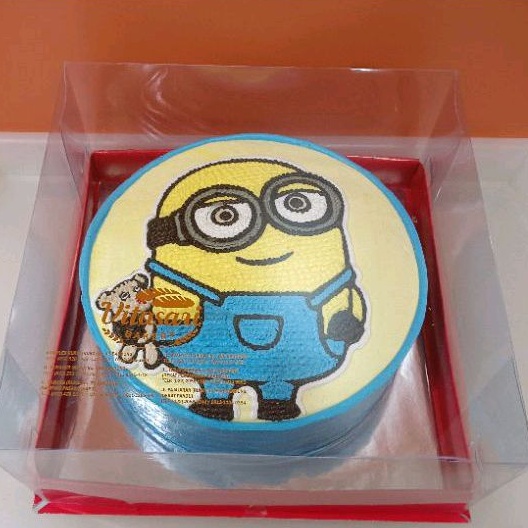 Jual Kue Ulang Tahun Karakter Minion - Birthday cake anak - Kue ulang
