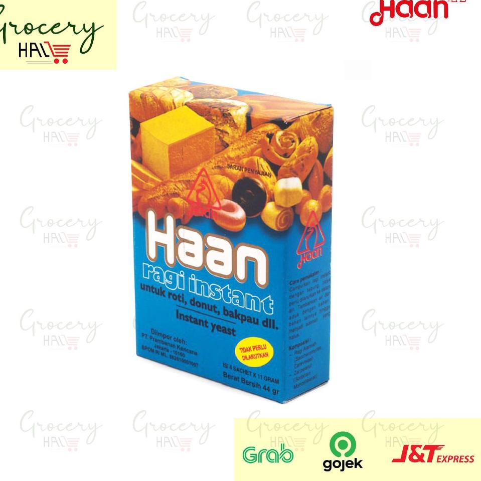 Jual trxXx4X8 HAAN RAGI INSTANT / INSTANT YEAST KERING ( 4X11 GR HARGA ...