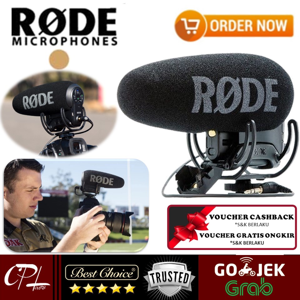 Jual Rode VideoMic Pro+ Compact Directional On Camera Microphone