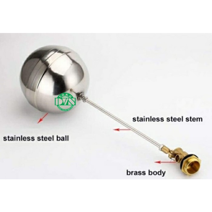 Jual Onda Floating Valve Pelampung Tangki Drat 2" Dn50 Stainless Steel Terlaris Shopee Indonesia