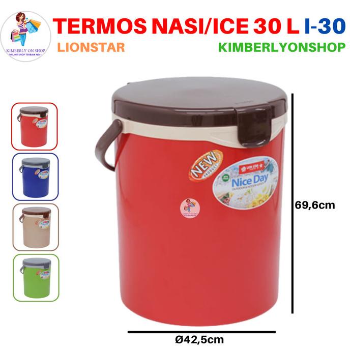 Jual Rice Ice Bucket Hanami Termos Nasi Es Liter I Lion Star Shopee Indonesia