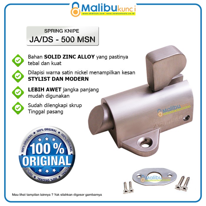 Jual Grendel Ja/Ds-500 Grendel Kodok / Spring Knipe / Grendel Jendela ...