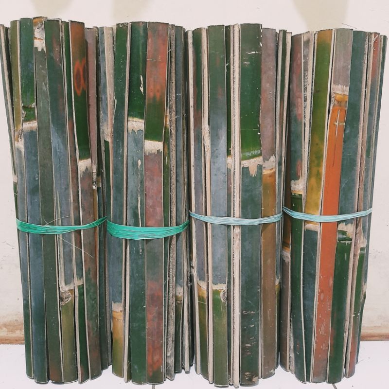 Jual Bambu Bilah Bambu Belah Bambu Ajir Bambu Turus 57cm Shopee Indonesia