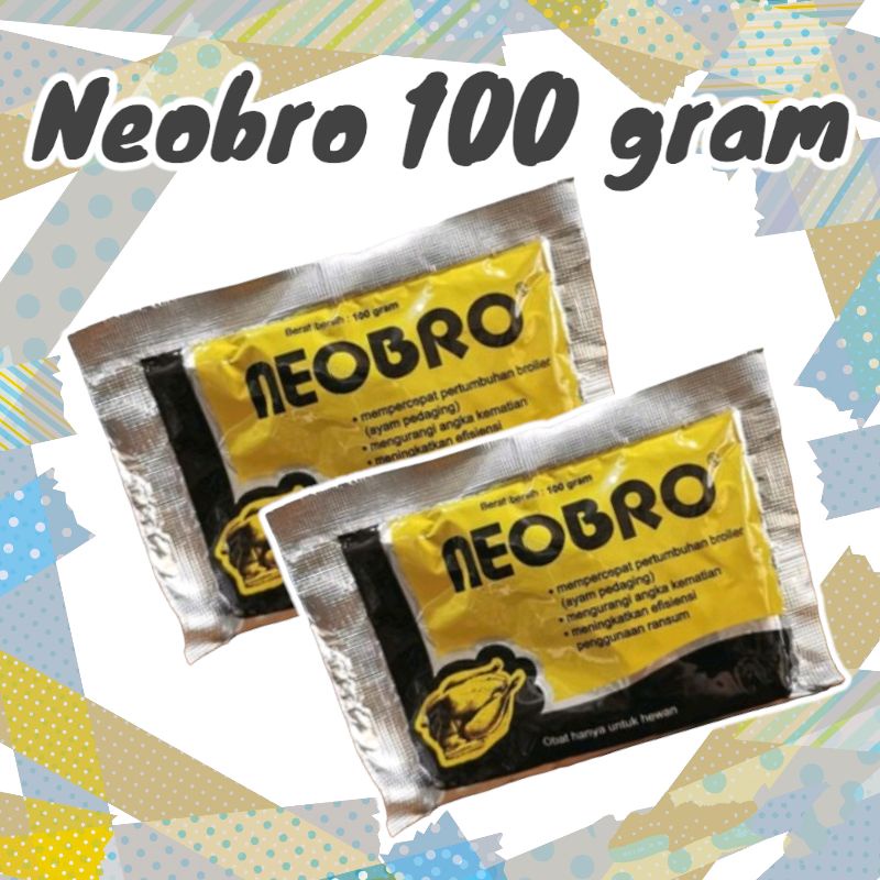 Jual NEOBRO 100 gram vitamin pertumbuhan ayam bebek | Shopee Indonesia