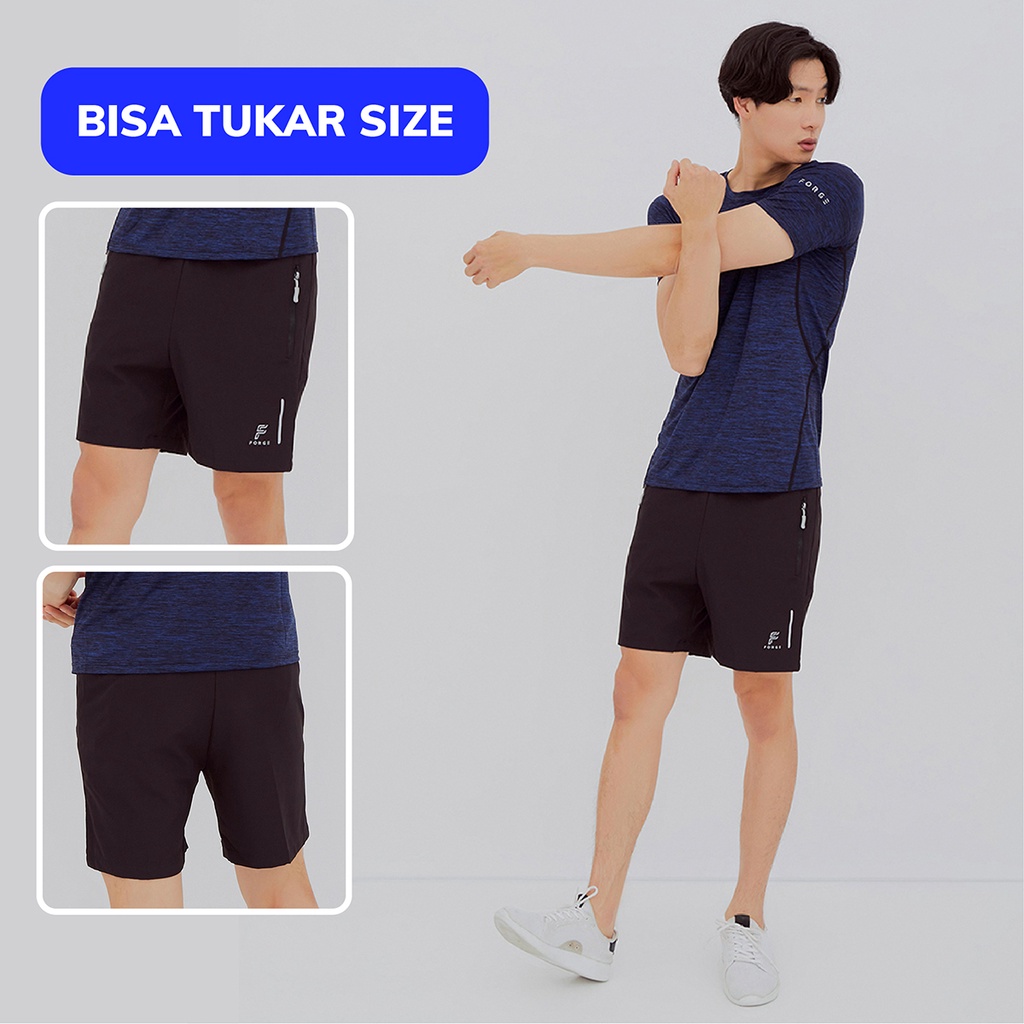 Jual Forge Activewear - Defy Celana Pendek Olahraga Pria - Short Pants ...