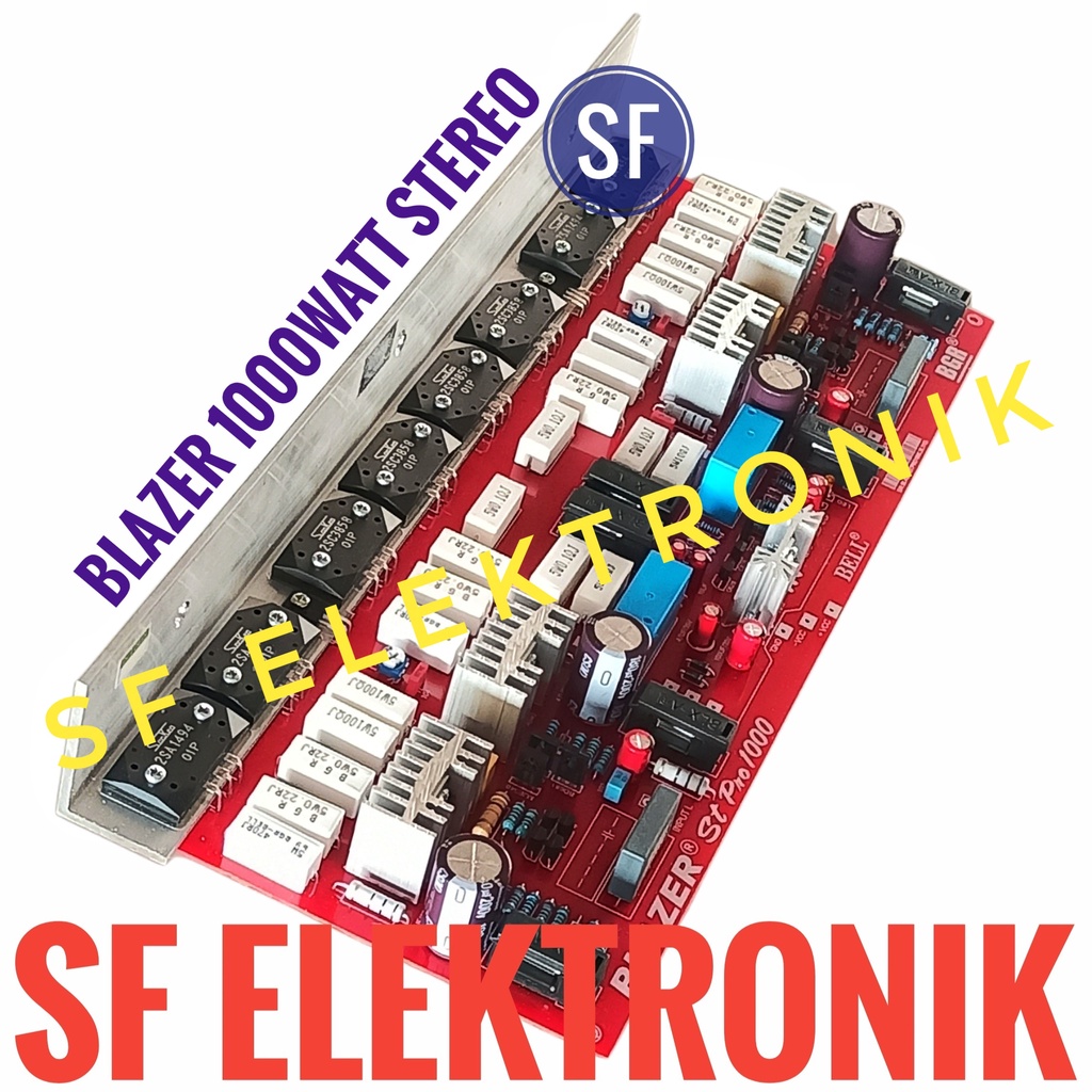 Jual Kit Power Amplifier Blazer 1000Watt Stereo 2X500Watt | Shopee