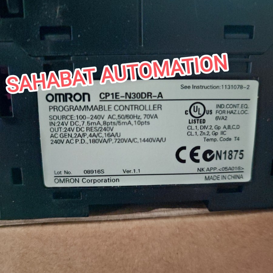 Jual PLC OMRON CP1E-N30DR-A CP1E-N30DRA CP1E N30DRA CP1E Jual PLC OMRON CP1E-N30DR-A CP1E-N30DRA CP1E N30DRA CP1E