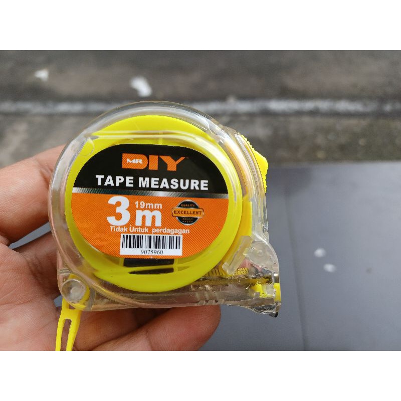 Jual Mr Diy Meteran M Meteran Tukang Transparan Bening M Shopee