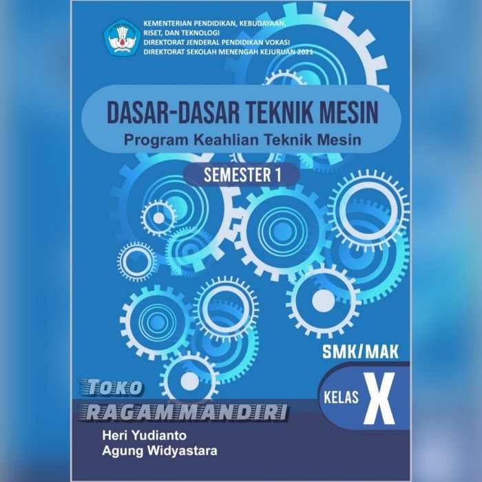 Jual BUKU Dasar Dasar Teknik Mesin Program Keahlian Teknik Mesin ...