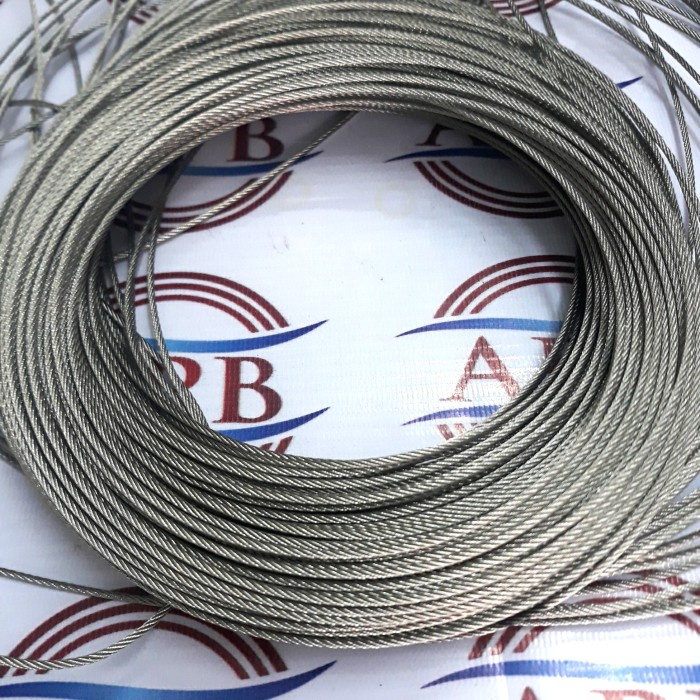 Jual Kawat Seling Sling Mm Stainless Per Meter Shopee Indonesia