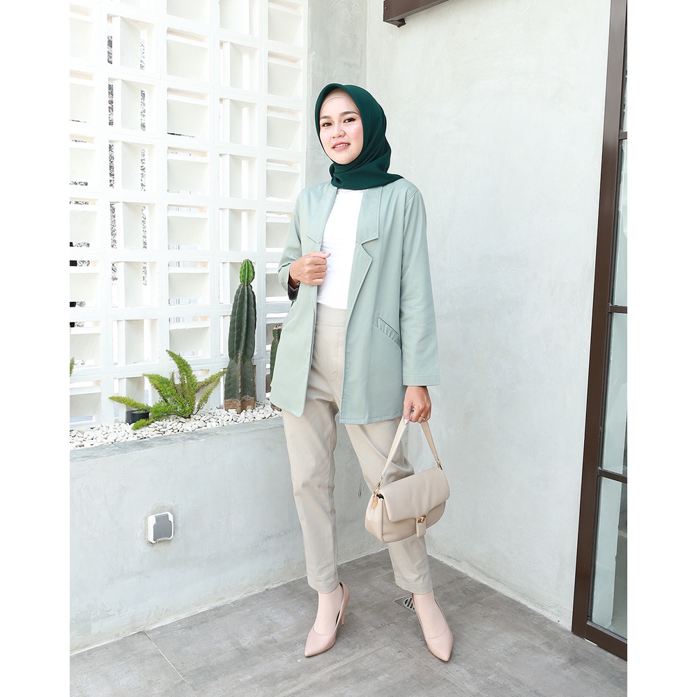 Jual BUNA Basic Blazer -Pakaian Wanita Terbaru by Hijab Mamah icis