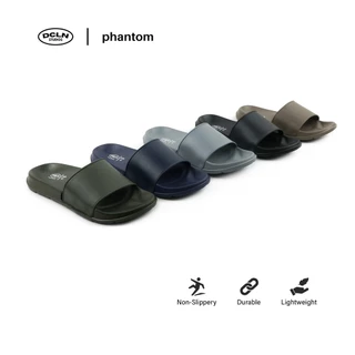 Declan Sandal Selop Slide Karet Phantom DEUBI 06-021 No Box Unisex Pria Wanita