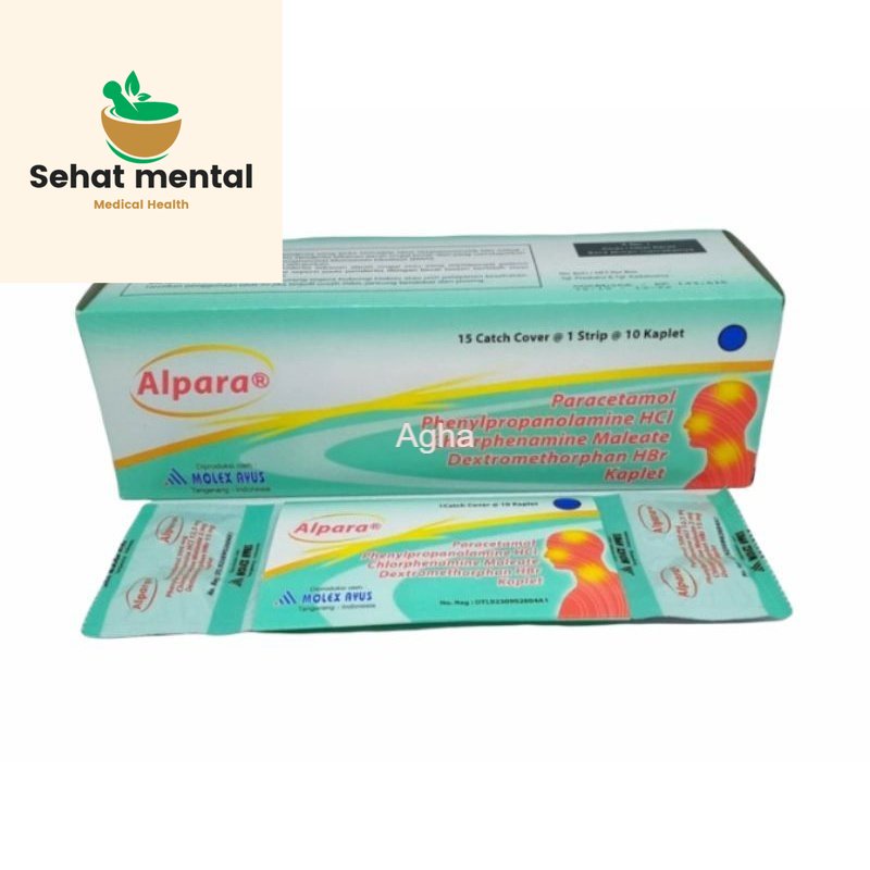 Jual Alpara Kaplet Molex Obat Batuk Pilek Shopee Indonesia