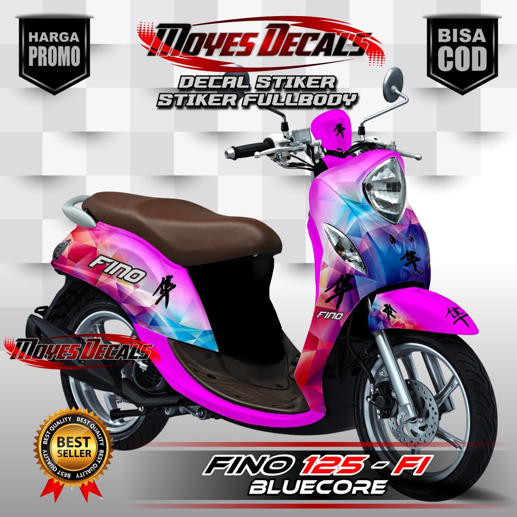 Jual Bisa Cod ( Promo ) Decal stiker full body Fino 125 Fi / Blue Core ...