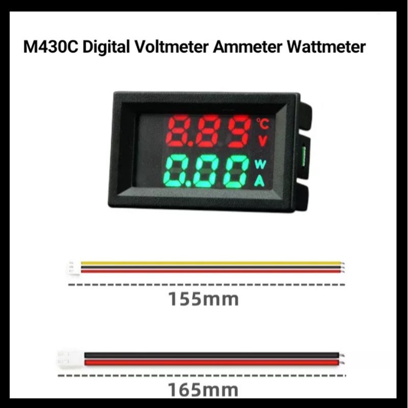 Jual M430C Multi Fungsi 4in1 Digital Voltmeter Ammeter Wattmeter dan ...